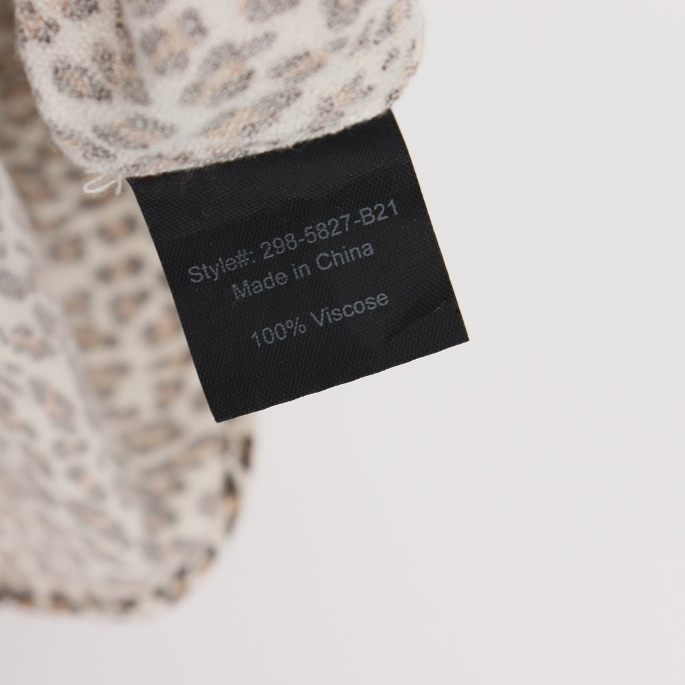 Jenni Kayne Leopard Print Maxi Slip Dress Womens Size XL Quiet Luxury V-Neck - Picture 7 of 9